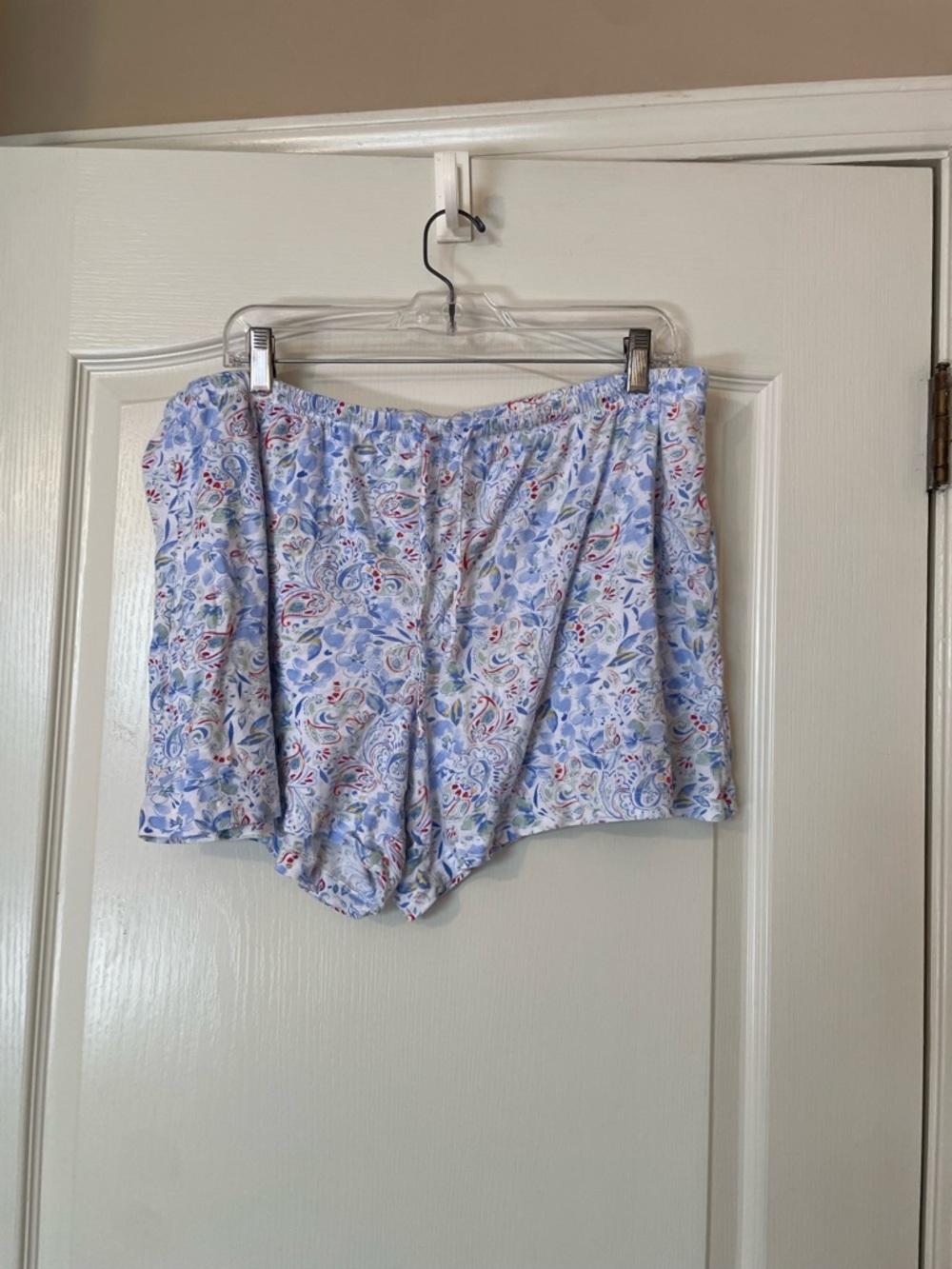 Lauren Ralph Lauren Floral Pajama Lounge Set Blue Embroidered Logo XL Preppy - Picture 5 of 9